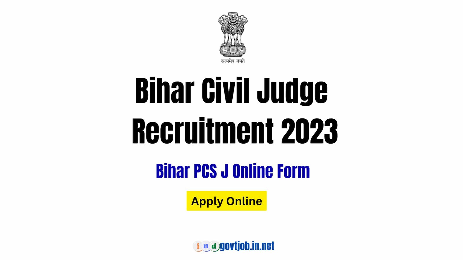 bihar civil judge recruitment 2023